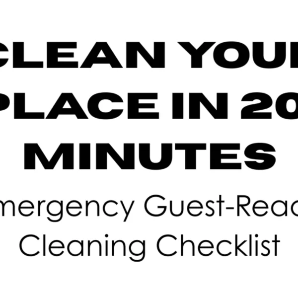 Clean Your Place in 20-minutes cover