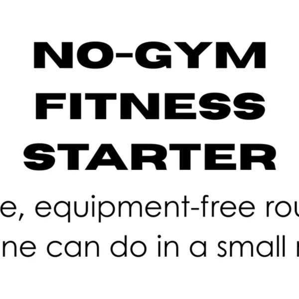 No-Gym Fitness Starter cover