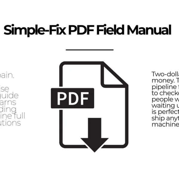 Simple-Fix PDF Field Manual cover
